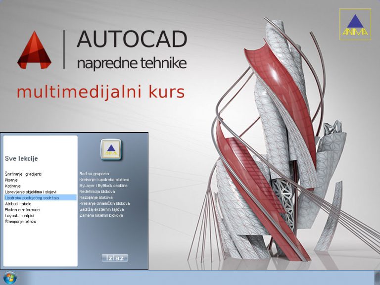 AutoCAD napredne tehnike