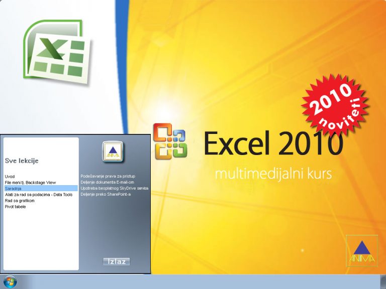 Excel noviteti