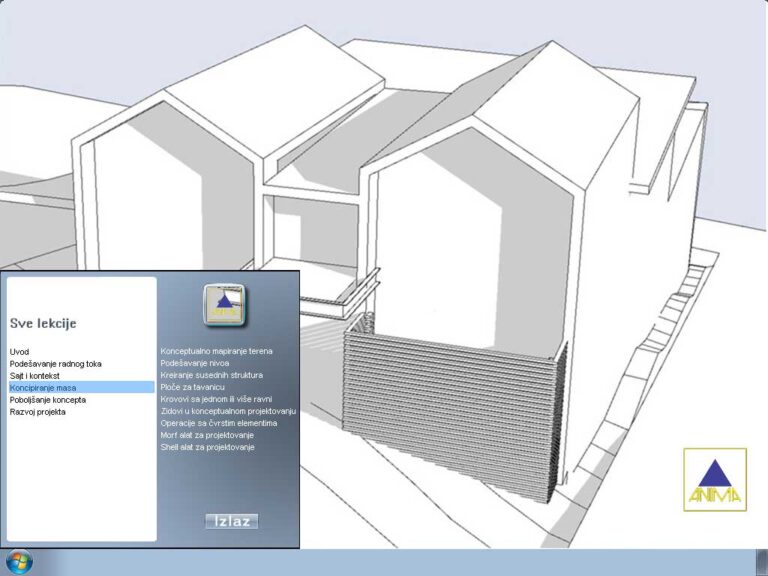 ArchiCAD tehnike arh. projektovanja