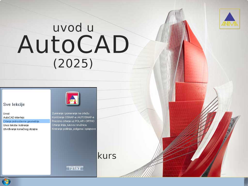 Uvod u AutoCAD (2025)
